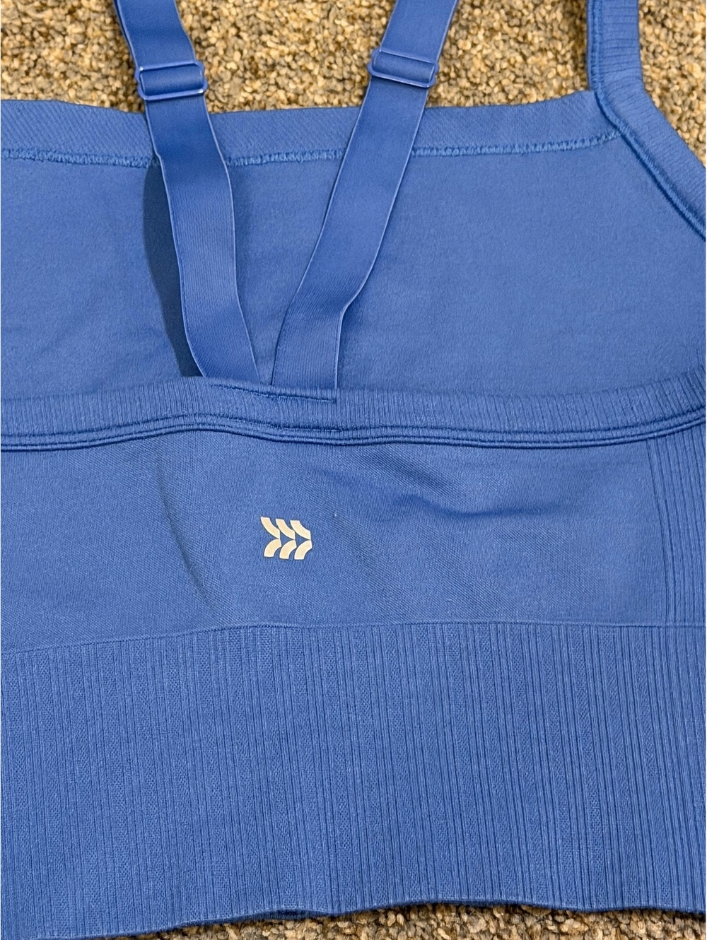 All in Motion Blue Seamless Longline Sports Bra XXL - Picture 4 of 4